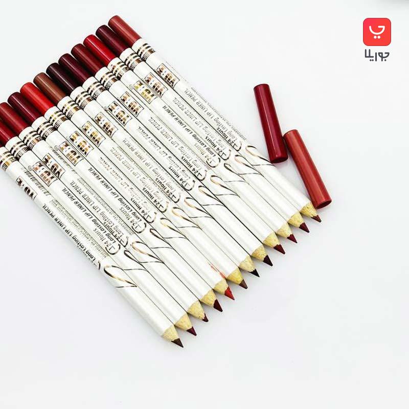 پک ۱۲ عددی خط لب برند یوبه Yube Lip Liner